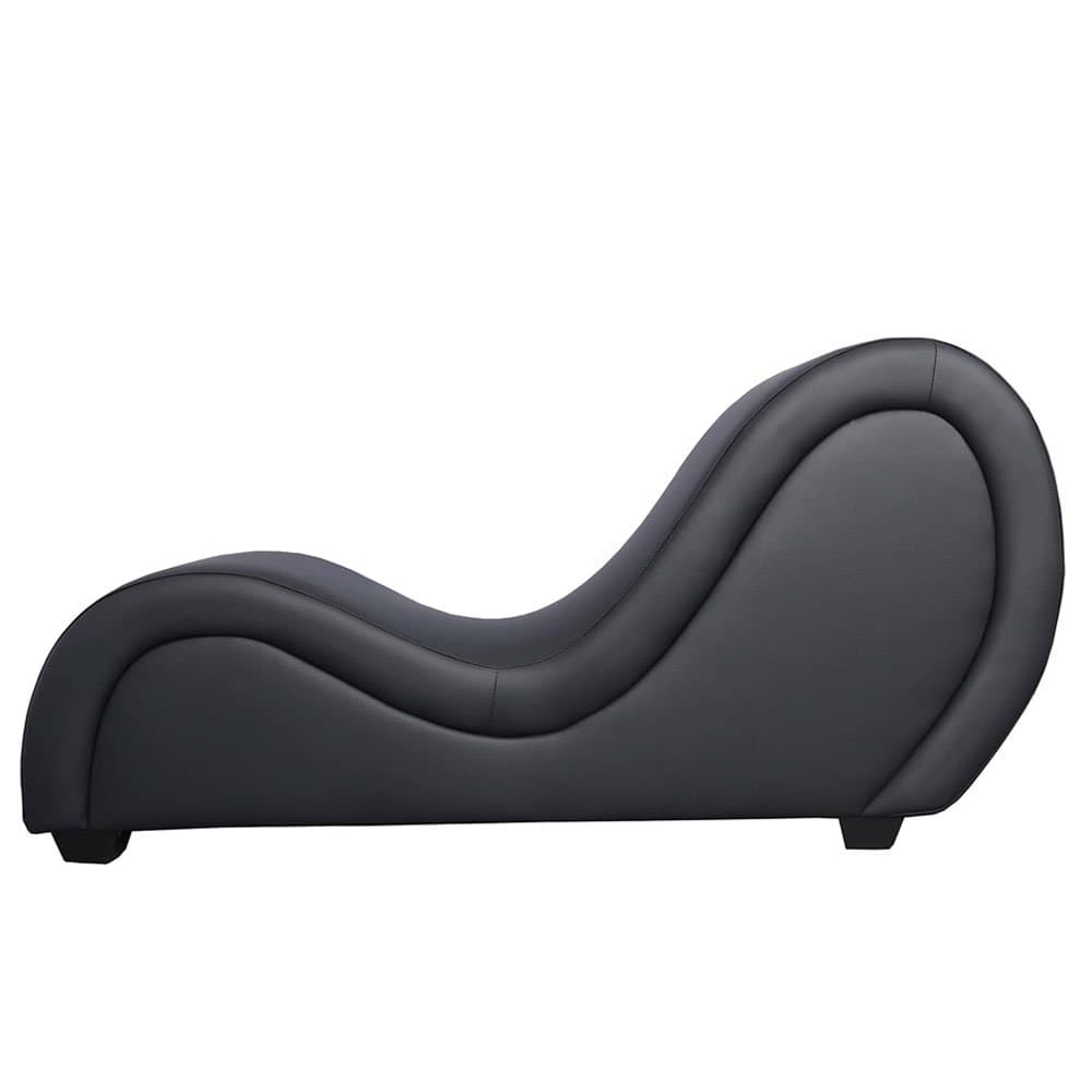 Rent Zen by Design The Tantra Chair Curved Chaise Lounge Loveseat Sofa 74 x 16.5 x 29 inches Multiple options (Ebony, Espresso, Gray, Linen, Navy, White, Ruby, Red Wine, Terracotta and more) in Sri La - thumbnail 2