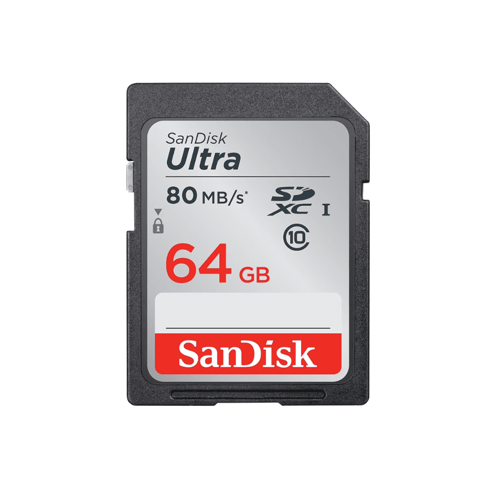 Rent SanDisk SDSQUAB-064G (Ultra microSDXC UHS-I) 64GB Grey / Red in Sri Lanka - Videography from Rentitem.lk - thumbnail 1