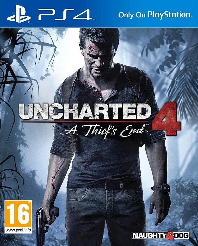 Rent Naughty Dog / Sony Interactive Entertainment Uncharted 4: A Thief's End PlayStation 4 Video Game (Action-Adventure) in Sri Lanka from Rentitem.lk - thumbnail 1