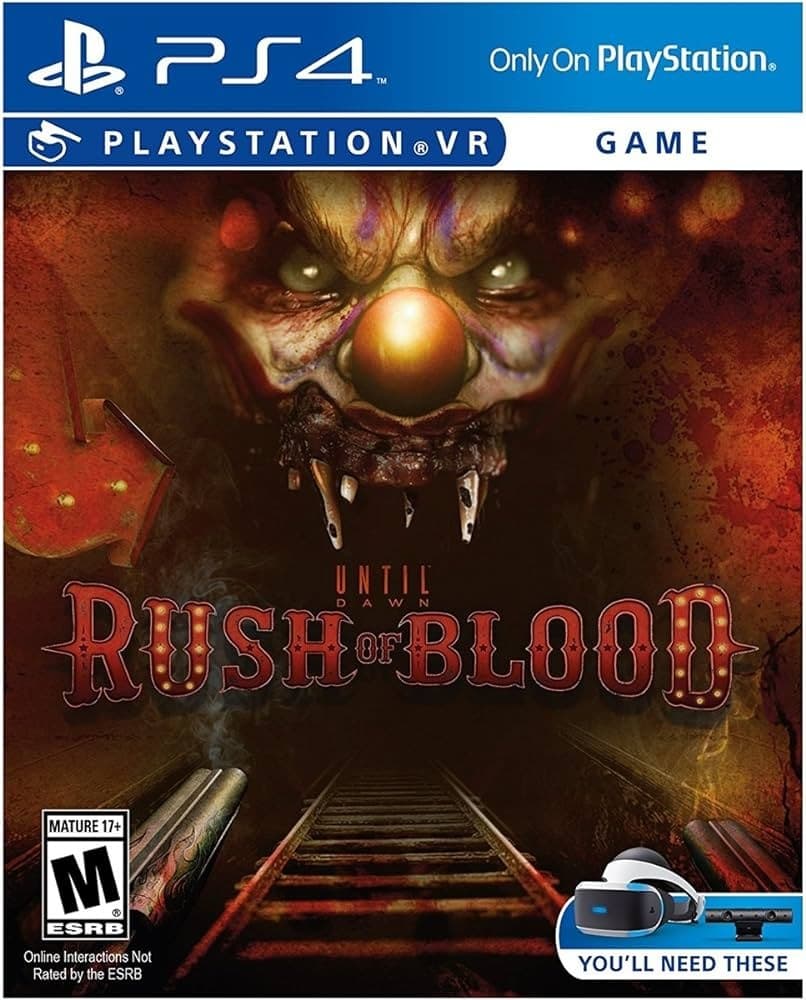 Rent Sony / Supermassive Games Until Dawn: Rush of Blood PlayStation VR Game (Rail Shooter) in Sri Lanka from Rentitem.lk - thumbnail 1