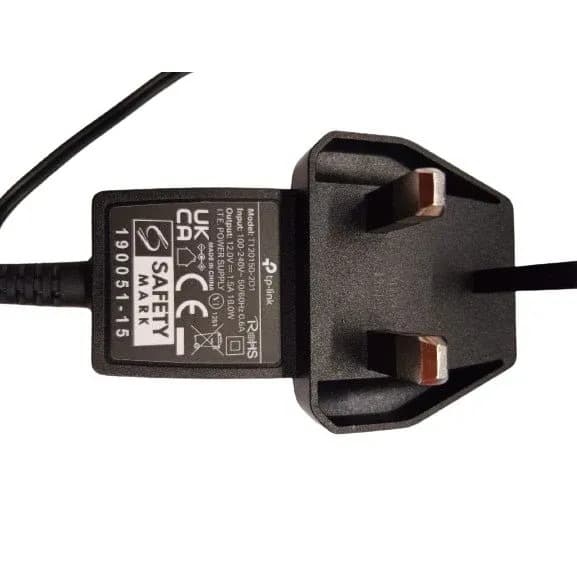 Rent TP-Link T120150-2D1 Power Adaptor 18W Black in Sri Lanka from Rentitem.lk - thumbnail 1