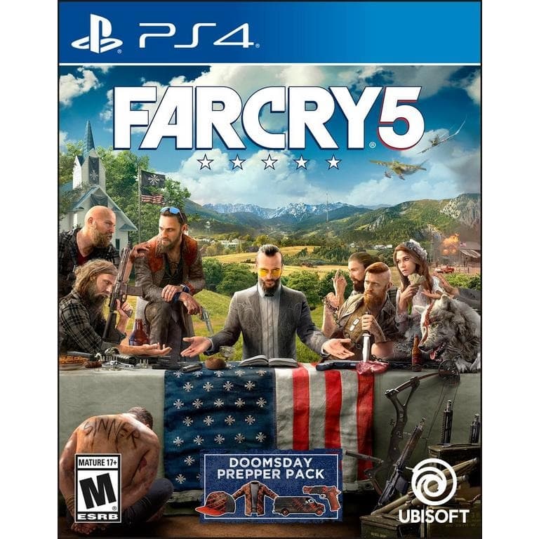 Rent Ubisoft Far Cry 5 PS4 Video Game (Disc) in Sri Lanka from Rentitem.lk - thumbnail 1