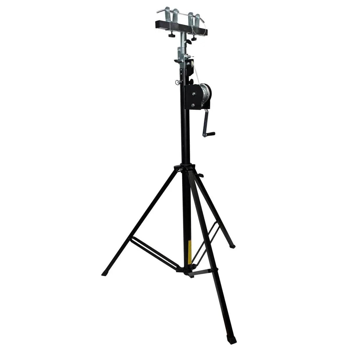 Rent Crank Up Truss Holding Light Tripod Stand 14 ft Black in Sri Lanka - Stands & Mounts from Rentitem.lk - thumbnail 1