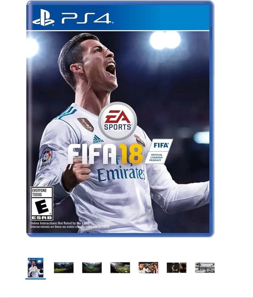 Rent EA Sports FIFA 18 PS4 Video Game (Football Simulation) in Sri Lanka from Rentitem.lk - thumbnail 1