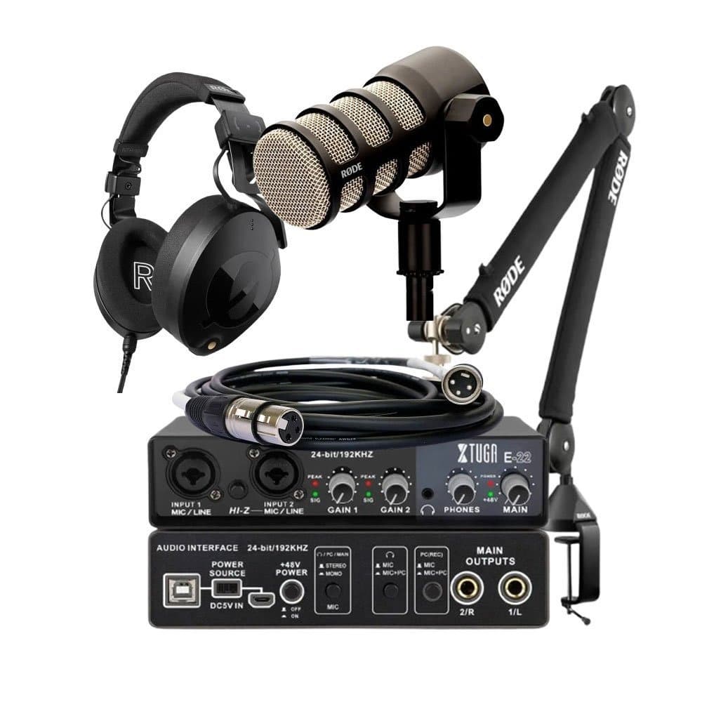 Rent Single Presenter Pod Microphone Podcasting rental package in Sri Lanka - Podcast Packages from Rentitem.lk