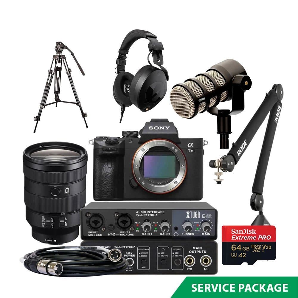 Rent Single Presenter Pod Microphone Podcasting with Video Recording rental package in Sri Lanka - Podcast Packages from Rentitem.lk