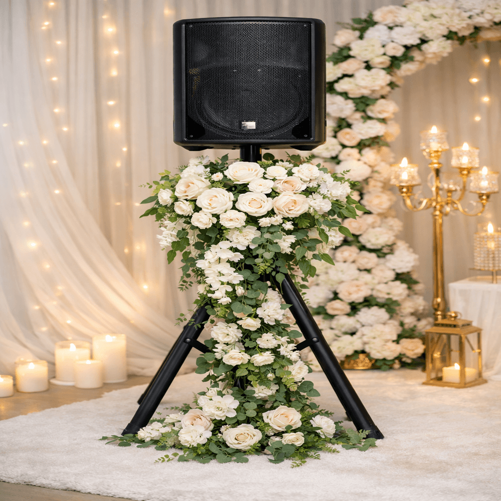 Speaker Stand Flower Decoration event decoration in Sri Lanka - Rentitem.lk