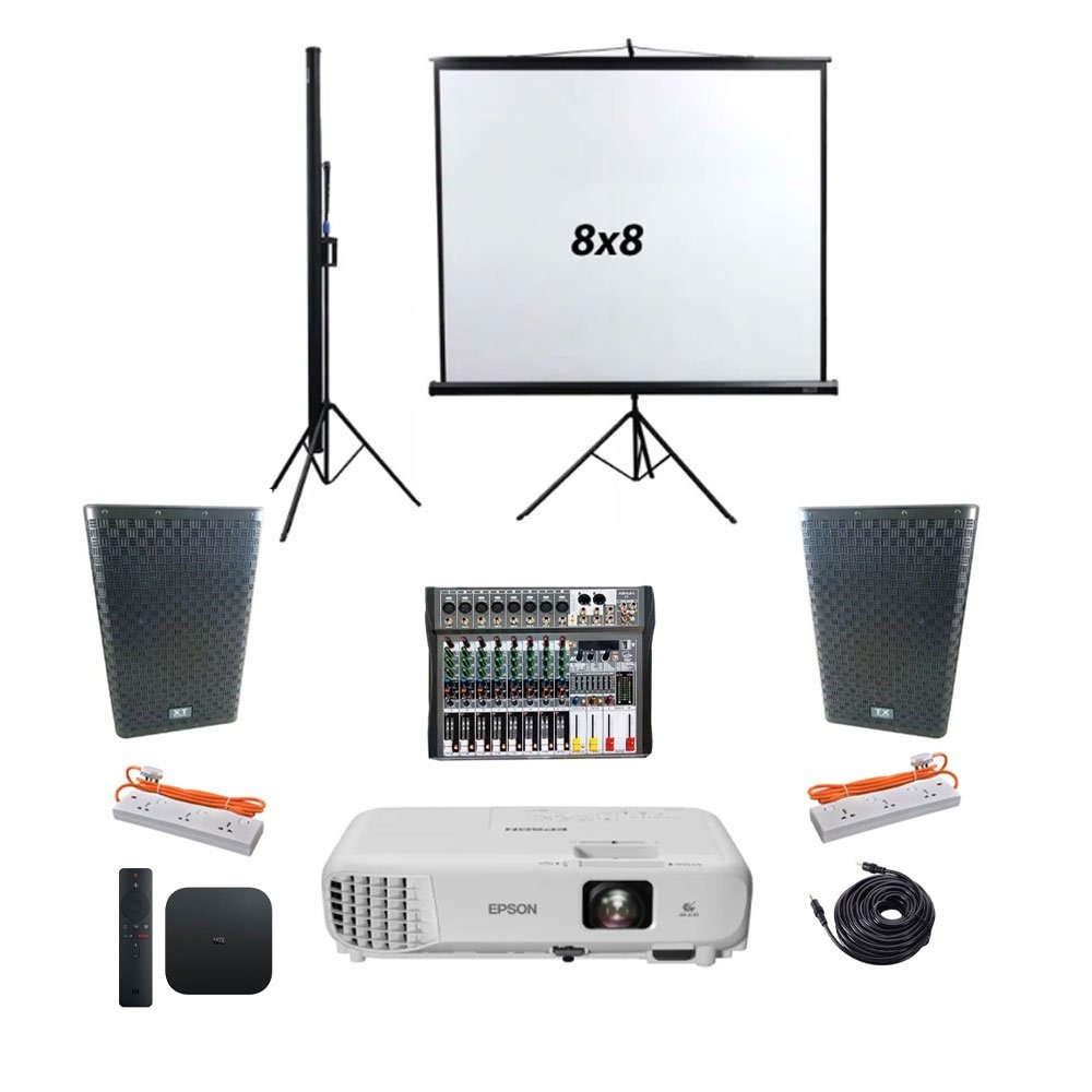 Rent Large Screen Fitness Dance Classes rental package in Sri Lanka - Projector Packages from Rentitem.lk