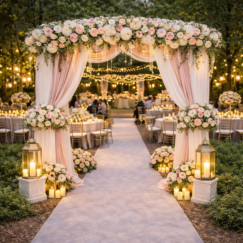 Entrance Arch Decoration event decoration in Sri Lanka - Rentitem.lk