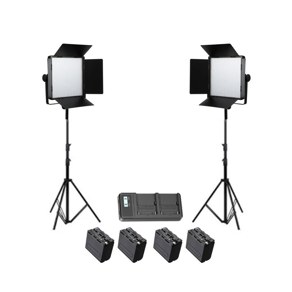 Rent Large LED Bi Color Video Light Setup rental package in Sri Lanka - Videography from Rentitem.lk
