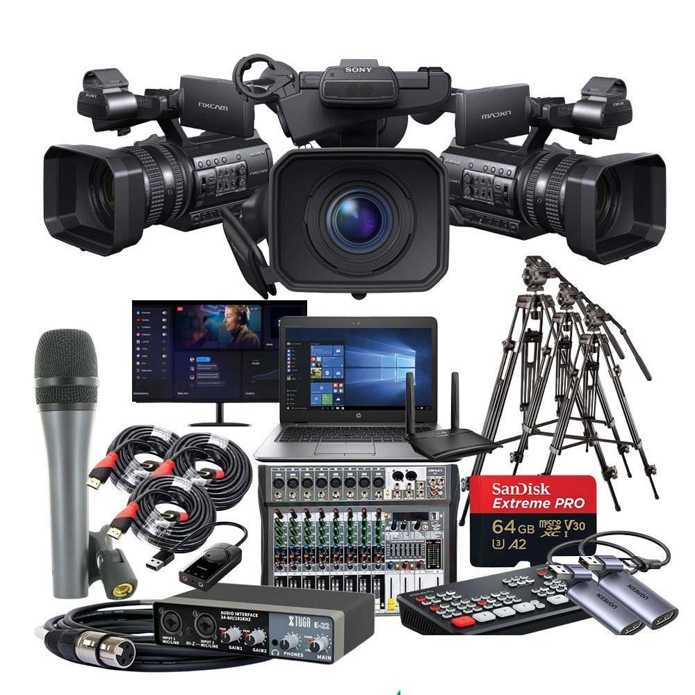 Rent Three Camera Multi Channel Live Streaming rental package in Sri Lanka - Live Streaming Packages from Rentitem.lk