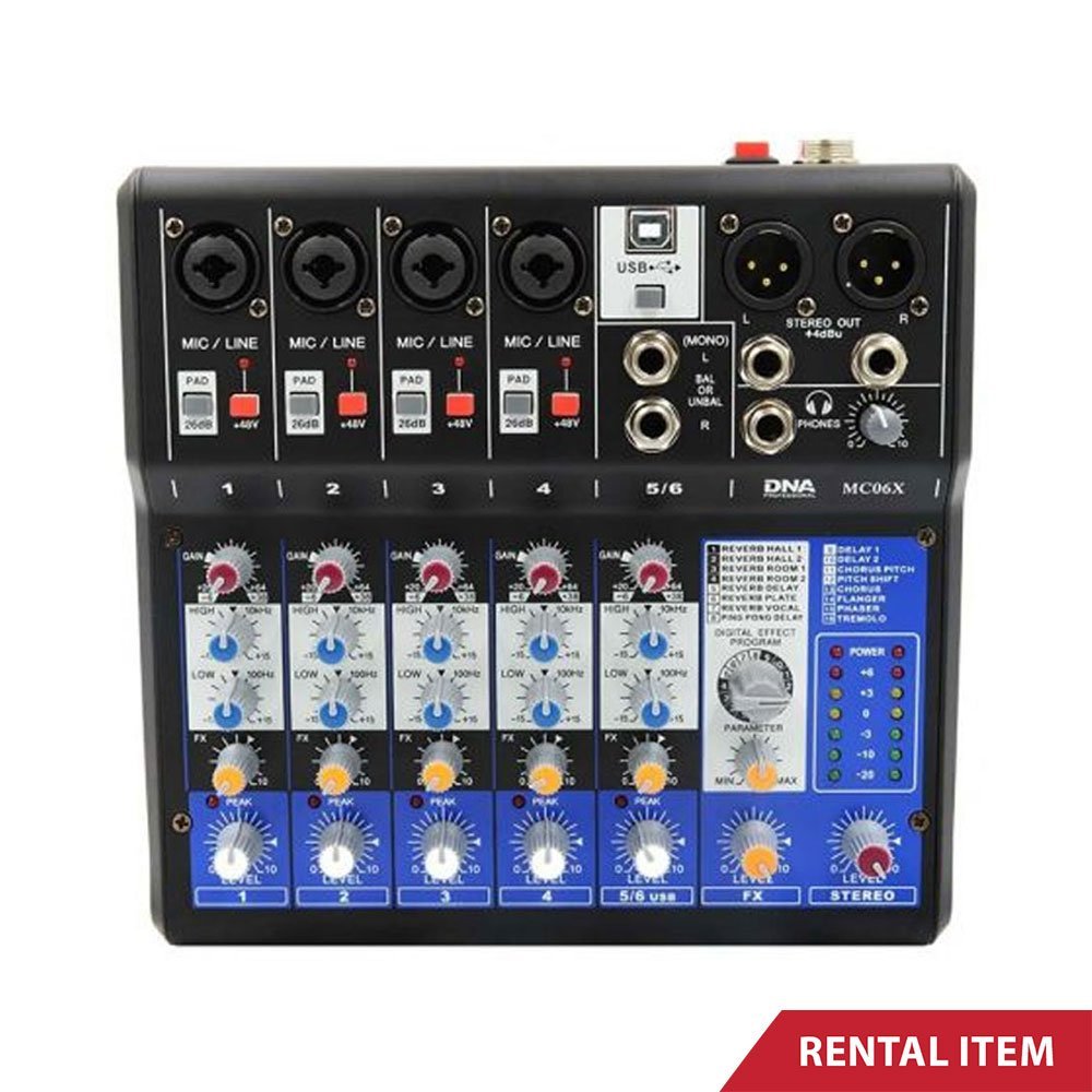 Rent TX 8 Channel 8-Channel Analog Audio Mixer in Sri Lanka - Sounds from Rentitem.lk