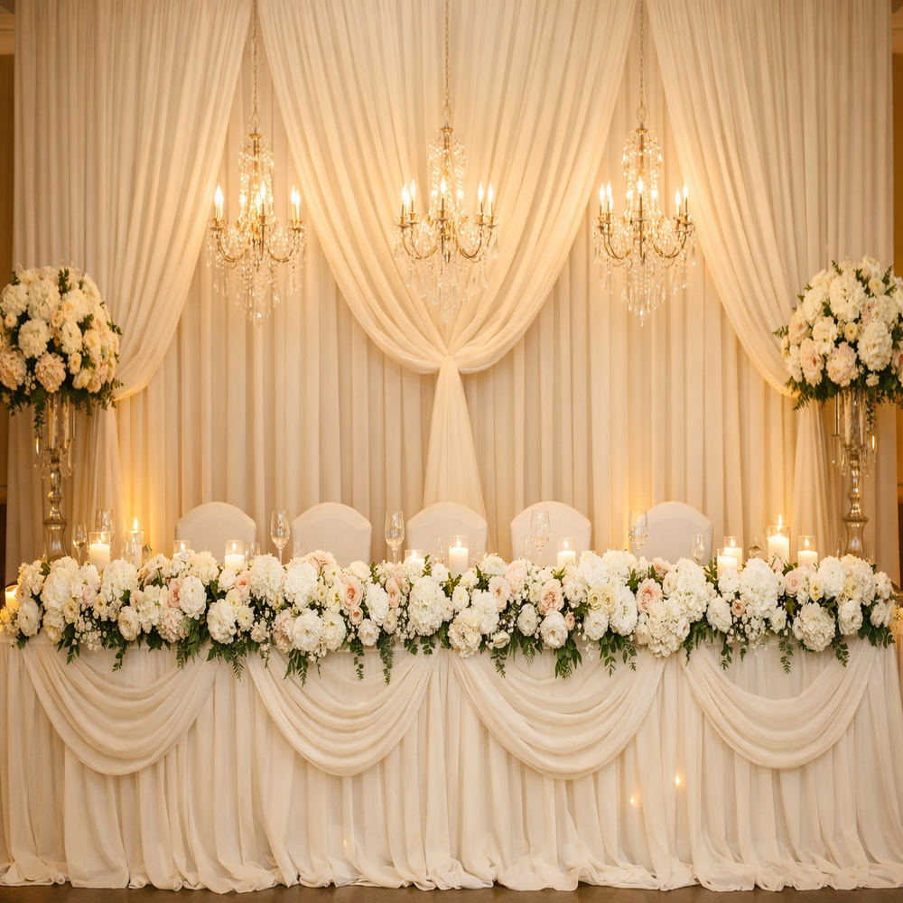 Head Table Decoration event decoration in Sri Lanka - Rentitem.lk
