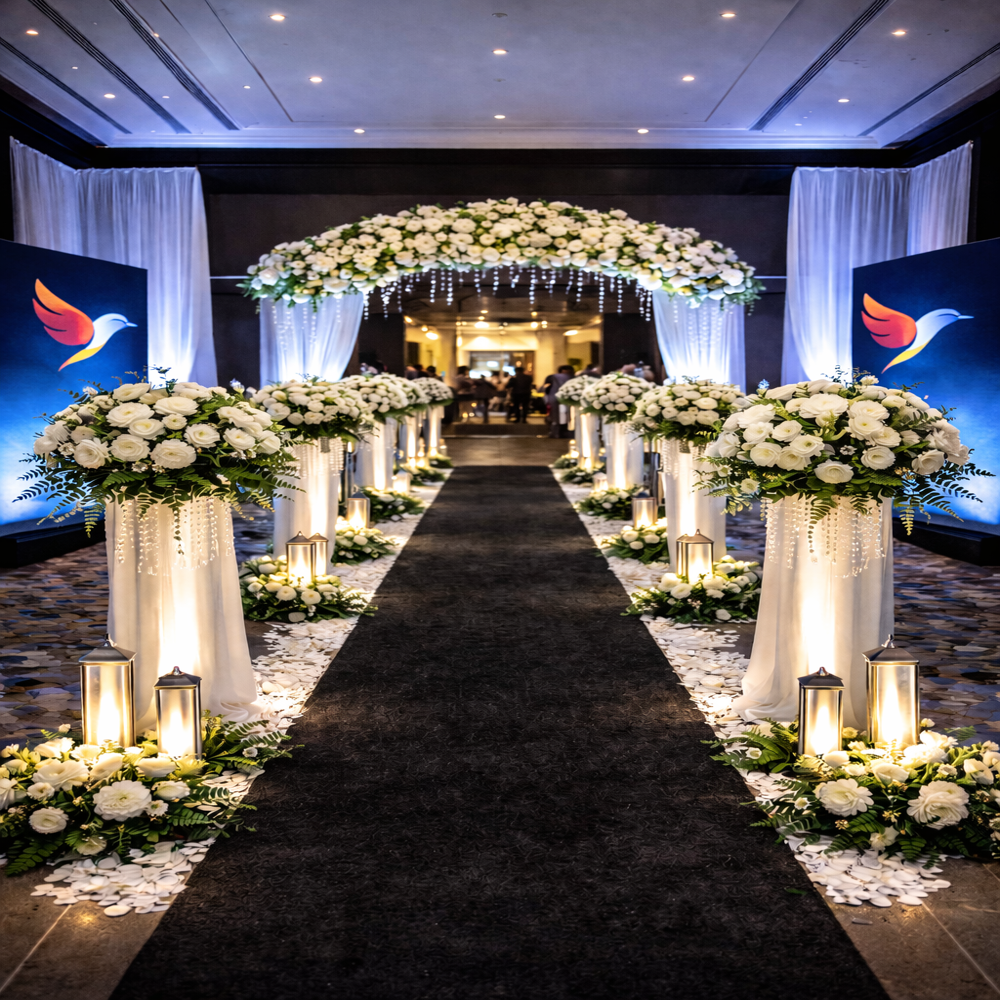 Walkway Decoration event decoration in Sri Lanka - Rentitem.lk